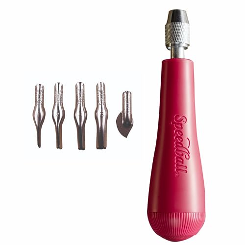 Speedball Linoleum Cutter Kit Assortment 1 Linocut Carving Tools for