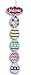 Glittery Easter Egg Jointed Wooden Hanging Decor Sign - 26 x 6.5 Inches