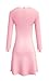 TULIPTREND Women's Celebrity Peter Pan Collar Wear Work Fitted Dresses, Pink, Small