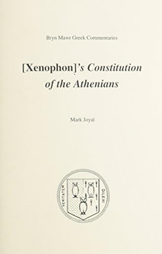Constitution of the Athenians (Bryn Mawr Commentaries) (Ancient Greek) Paperback – 30 Jan. 2002