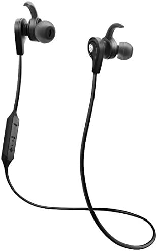 Labvon Bluetooth Headphones, Sports Wireless Earphones Mic Waterproof Sweatproof HD Stereo Noise Cancelling Headsets for Gym Running Fishing for kids women men Black