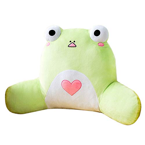 Mlotus Lovely Frog Kids Bedrest Pillow Plush Cute Bed Rest Pillows