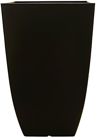 Southern Patio 21" Tall Newland Square Planter - Coffee.