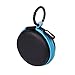 Earbud Case JCBritw Hard Earphone Case Headphone Carrying Storage with Carabiner, Blue