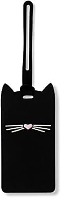 kate spade cat luggage tag