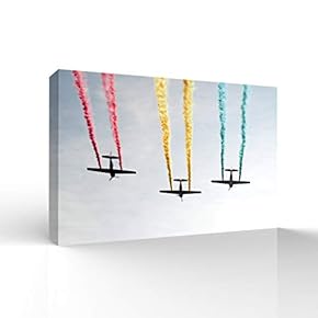 Canvas Wall Art for Living Room,Bedroom Home Artwork Paintings Mushroom Cloud Ready to Hang - 12x18 inches