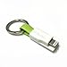 The inCharge Ultra Portable Charging / Sync Keychain Cable Compatible With Apple iPhone / iPad / iPod 10mm Thin Version (Green)