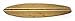 Simply Bambo CBKSB Simply Bamboo Kona Surf Cutting Board, 22'' L X 7'' W