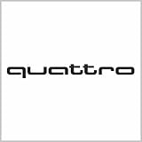 2pcs Audi Quattro Logo A4 A5 A6 A8 S4 S6 S8 R8 Skirts Decal Sticker M1 12