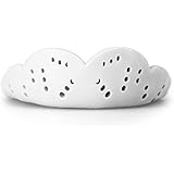 SISU Mouth Guards Max NextGen 2.4mm Custom Fit Sports Mouthguard for Youth/Adults, Snow White