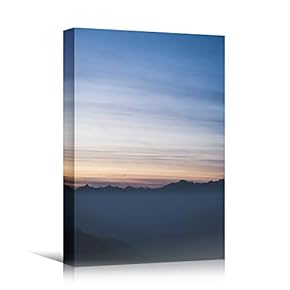 signwin Canvas Wall Art Landscape Sunset Bedroom Contemporary...