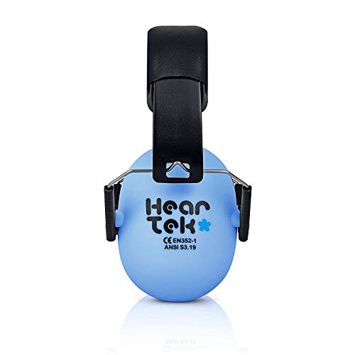 HEARTEK Kids Earmuffs Hearing Protection with Travel Bag- Junior Ear Defenders for Children, Padded Baby Ear Protection, Infants, Small Adults, Women - Adjustable Protectors Noise Reduction Ear Muffs - Thumbnail 7