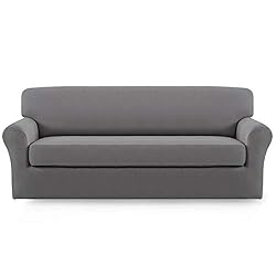 Easy-Going 2 Pieces Microfiber Stretch Sofa