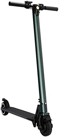 XINHONGJING Easy Folding Aluminum Alloy Electric Scooter Foldable Bike E-Scooter Electric Bicycle Scooter Ebike with 10.4AH Battery and Taillight plus Kickstand for Adults &amp; Children (Dark Green)