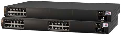 Microsemi High Power, 12-port Full Power, 4-pairs 72W/port, Managed, 10/100/1000 BaseT, AC and DC Input - 240 V AC, 57 V DC Input - 57 V DC Output - 72 W, 450 W