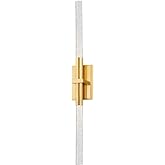 Hudson Valley Lighting 3222-AGB Millerton - 6W 2 LED Wall Sconce-21.75 Inches Tall and 3 Inches Wide, Finish Color: Aged Bras