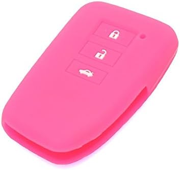 Fassport Silicone Cover Skin Jacket fit for LEXUS Smart Remote Key CV4450 Rose