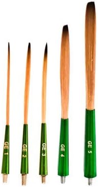 Mack Brush LL-GWE-4 GE-4 Quill Brush Head Green With Envy by Mack Brush