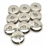 Cutex (TM) Brand 10 Pk. Metal Bobbins #330.026.030 For Bernina 217, 840, 850, 950 Sewing Machine