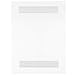 Wall Mount Sign Holder Clear Acrylic with Adhesive (8 Pack) and Microfiber Cleaning Cloth - 8.5” X 11” - Crack & Scratch Resistant
