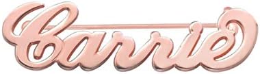 NOUMANDA Delicate Personalized Any Name Novelty Brooch Charm Commemorate Custom Monogram Initial Letter Pins Jewelry