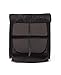 Hidden Assets Unique Pop-up 4 Cell Shoe Bin/Shoe Organizer - Perfect for Office, Locker, College Dorm Room, Travel Accessory, or Home (Black)