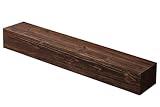 60" Rustic Wood Fireplace Mantel | Wall-Mounted