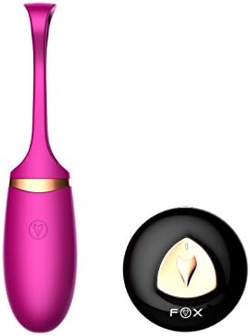 Vibrating Egg, Mini Wireless Waterproof Rechargeable Multi Speed Massager with Remote Control -Purple