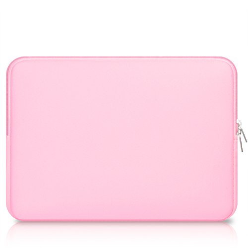 CCPK 13 Inch Laptop Sleeve 13.3 Inch Computer Bag 13.3-inch Netbook Sleeves 12.9 in Tablet Carrying Case Cover Bags 13" Notebook Skin Neoprene, Pink - Thumbnail 2