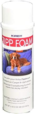 Kirby Company 228110S Cleaner, Carpet/Upholstery Shampoo Zipp Foam 18 Oz