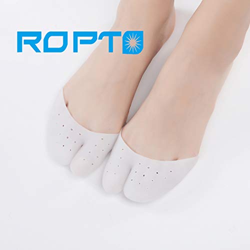 1 Pair Ultra-Soft Silicone Toe Protective Cover Foot Protection Sleeve Toe Pads Gel for Ballet Shoe High Heels Protective Care Tool Metatarsal Pads, Ball of Foot Cushion Blisters Pads - Thumbnail 3