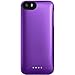 mophie Juice Pack Helium 1,500 mAh Rechargeable Case for Apple iPhone 5, iPhone 5s, or iPhone SE (Purple)