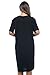 4361-102-3X Just Love Short Sleeve Nightgown / Sleep Dress for Women / Sleepwear,Black - Naughty List