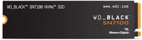 WD_BLACK SN7100 2TB NVMe Internal Gaming SSD Solid State Drive - Gen4 PCIe, M.2 2280, Up to 7,250 MB/s - WDS200T4X0E