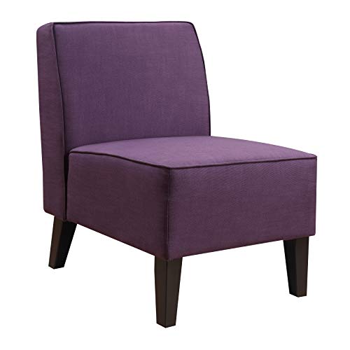Pulaski Blackberry Purple, 24.00" W x 28.70" D x 32.00" H Slipper Accent Chair