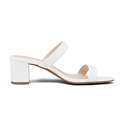DREAM PAIRS Women's Dhs213 Two Strap Open Toe Low