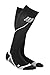 CEP Men's Progressive+ 2.0 Run Socks, Size IV (Calf 15.5-17.5-Inch), Black/Grey