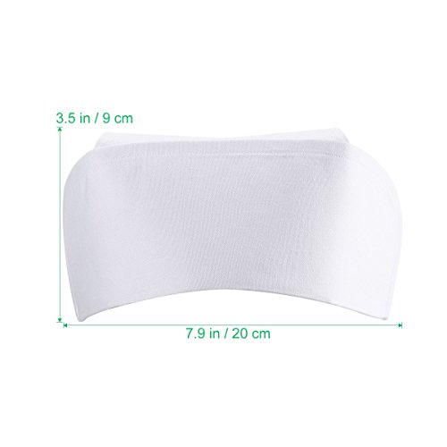 3 OULII+Nurse+Hat+Headband+White