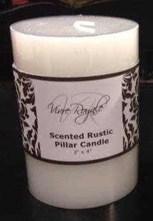 Rustic Scented Pillar Candle – Smokeless Decorative Wax Candles. Gentle Fragrance for a Calm, Relaxing &amp; Romantic Atmosphere. Excellent Gift Idea! White - 3x4 Jasmine Honey