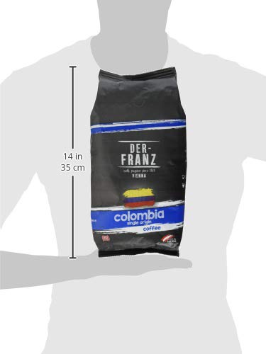 Der-Franz Columbia Single Origin Kaffee UTZ, ganze Bohne, 1000 g – Bild 4