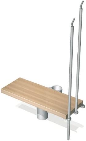 Kompact 35 in. Grey Modular Staircase Add Riser