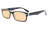 Eyekepper Spring Hinges UV Protection,Anti Glare Anti Blue Rays,Scratch Resistant Lens Computer Reading Glasses Readers +2.5