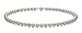 HinsonGayle AAA Handpicked 7.5-8.0mm White Round Freshwater Cultured Pearl Necklace Silver-18 in length