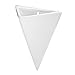 MyGift Pyramid White Ceramic Wall-Mounted Sconce-Style Succulent Planter Vases, Set of 2thumb 2