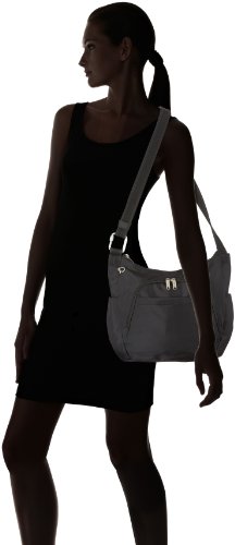 Travelon Anti-Theft Cross-Body Bucket Bag, Black, One Size