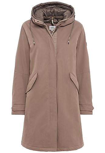camel active Abrigo para mujer, marrón, 44
