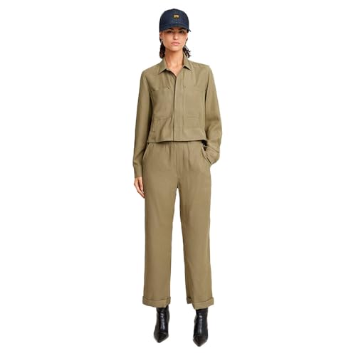 G-STAR Donna Modular Army Jumpsuit, Verde scuro (ensis green D25997-D522-6057), S