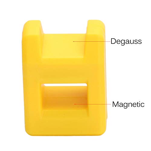 Cumtur 1PC Quick Magnetizer Demagnetizer Mini Magnetic Pick Up Tool for Screwdriver Tips Screw Bit Magnetic Repair Tool