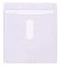100 CD Double-Sided Plastic Sleeve White