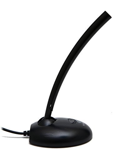 Kinobo USB Microphone â€œKanjiâ€ For Chat, Skype Microphone, Desktop Microphone / Laptop PC Mic 2015 Model USB 2.0 Windows 10 mic